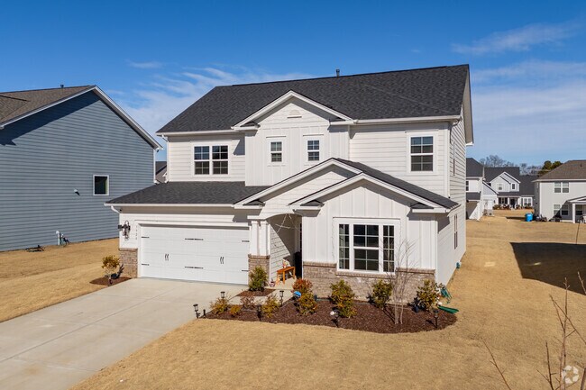 You can find newer traditional style homes in the the newly constructed neighborhood of Harrisburg Village.