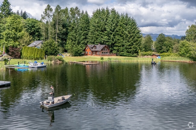 Cast out a line and go fishing on the peaceful waters of Lake McMurray.