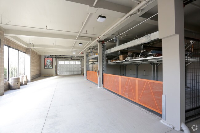 Garage with car matrix