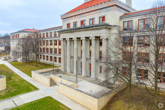 Innovation thrives within the unique learning hubs of Pittsburgh Allderdice High School.