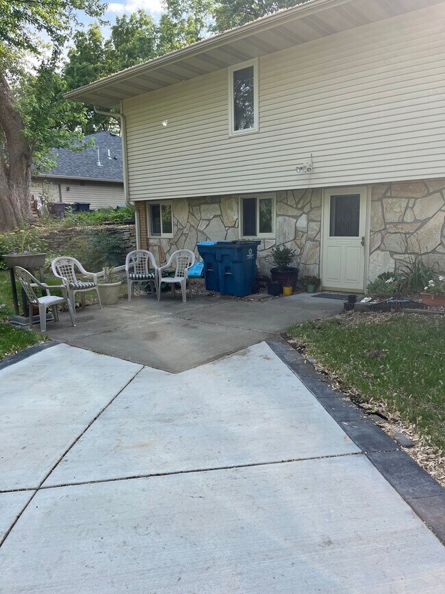Patio for entertaining