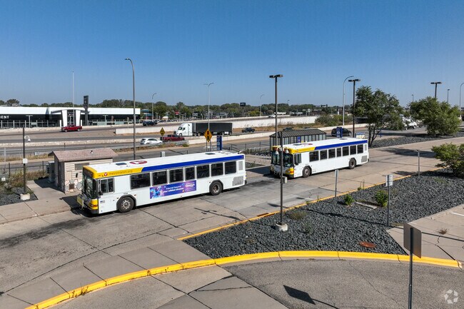 Metro Transit has a terminal in the Eliot neighborhood, with direct service to Minneapolis.