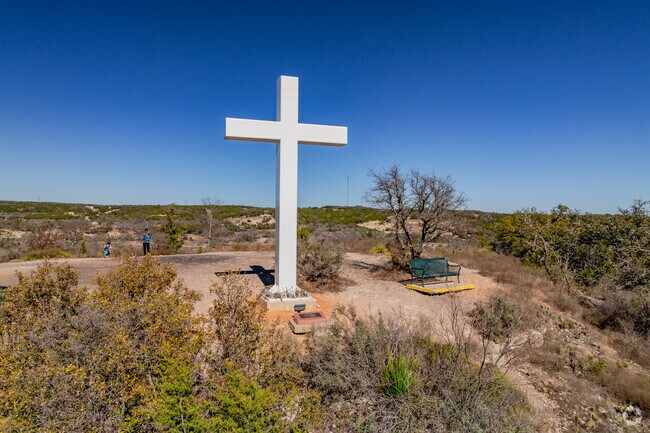 Cross Mountain is a popular spot to view the hill country surrounding Fredericksburg.
