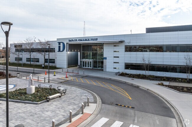 DePaul College Prep serves over 725 students in grades 9-12.