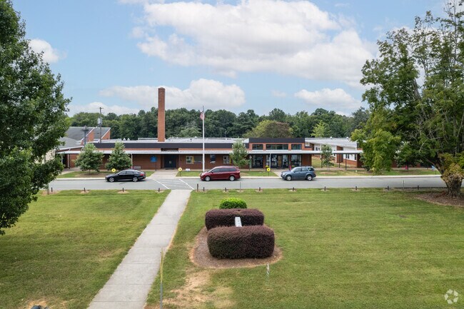 The front of Pittsboro Elementary School in the area.