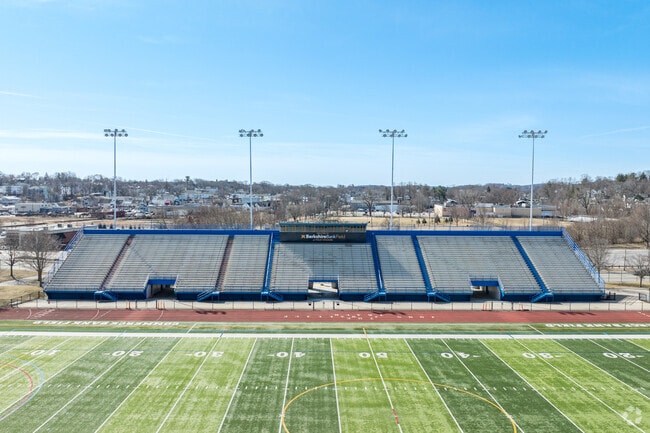 Commerce Bank Field at Foley Stadium, built in 1927, is an iconic sports arena in Newton Square.