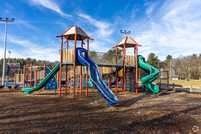 The playground area at the Shawsheen Elementary School in Wilmington, MA.