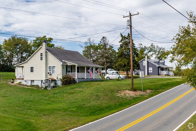 Cape cod style homes are plentiful in Pinesburg.