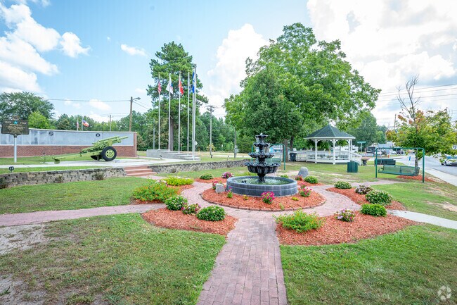 Grovetown Memorial Park is a great place to visit to understand the history of Grovetown.