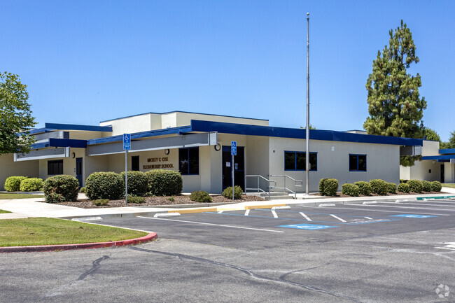 Cox Elementary School provides a modern campus for students in Clovis.