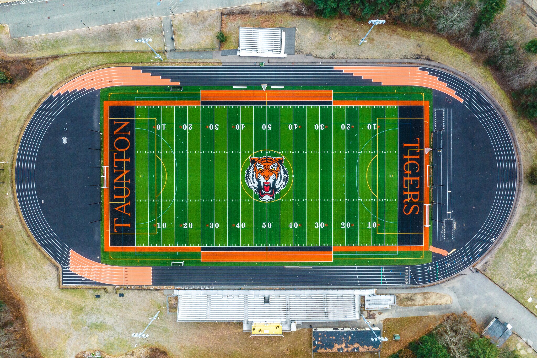 Cheer on the Taunton Tigers at a home game at the Taunton High School located in Taunton, MA.