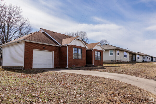 The homes in Westpark are primarily modest new traditional style homes.