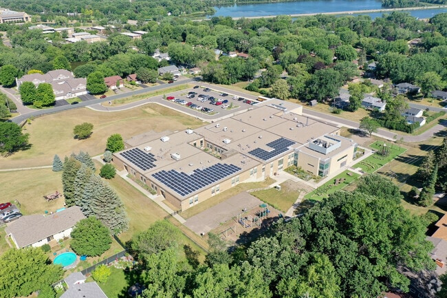 Overview of the North Park School for Innovation campus located in Fridley, MN.