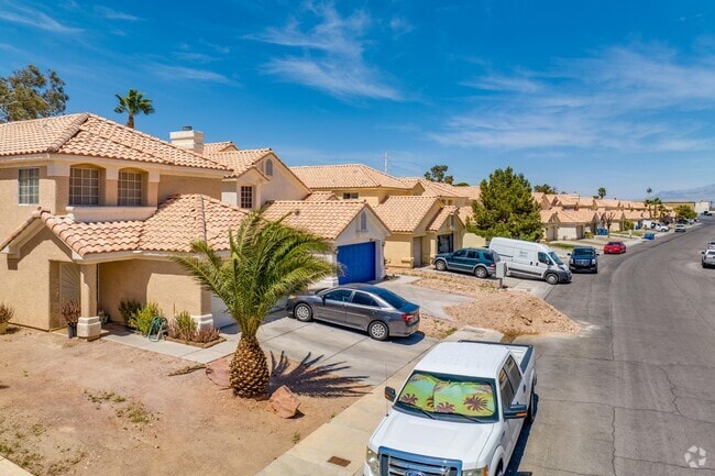 Spanish American adobe-style homes are common in Pioneer Park, Nevada.