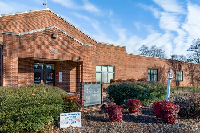 West Elementary School main entrance.