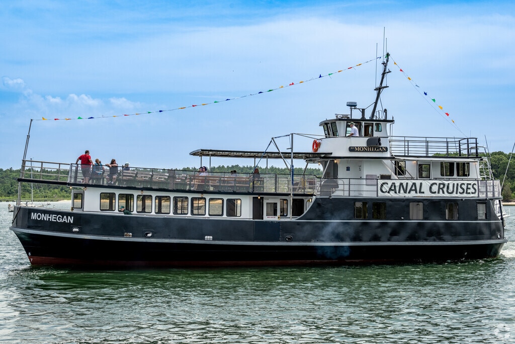 The M/V Monhegan sets out from Onset Beach in the Wareham neighborhood for tours of the harbor.