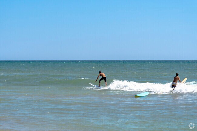 Grab your board and make the short drive to the ocean for a day of surfing near Ormond Lakes.