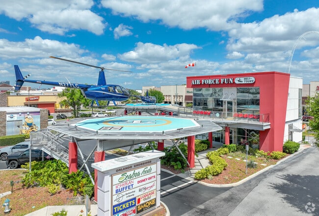 Many tourist attractions, including this helicopter tour, are conveniently near Dr. Phillips.