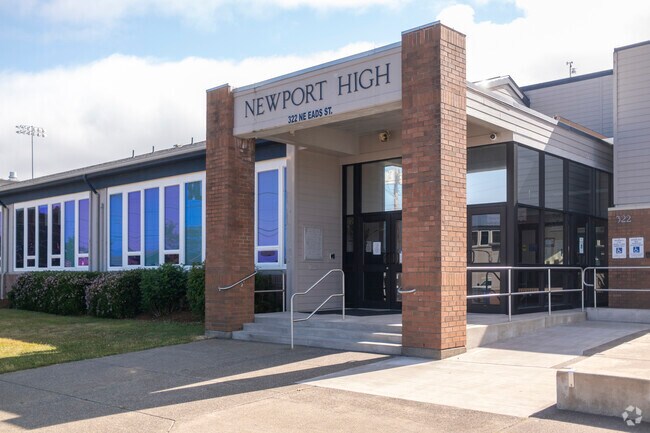 Students in South Beach neighborhood attend high school at Newport High School.