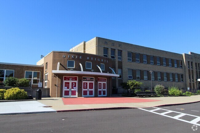 Teenaged students attend Dixie Heights High School.