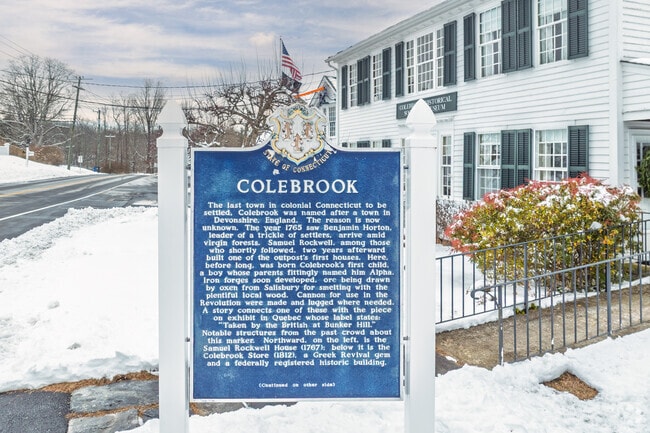 Colebrook provides access to nature and a calm, small-town setting.