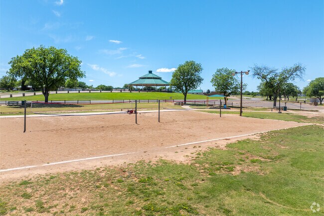 Towle Memorial Park in Snyder is a big community park that includes athletic courts among other amenities.