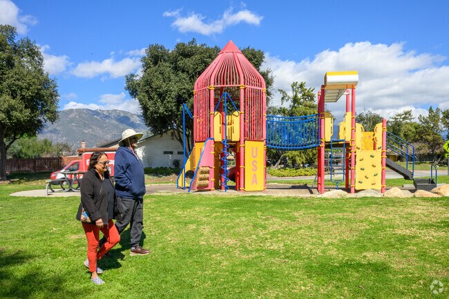 Locals can enjoy a walk through the 3 acre Chaparral Park.