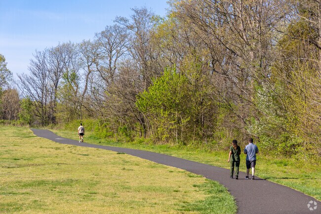 Big Timber Creek Park has many walking trails to get out and enjoy the weather.