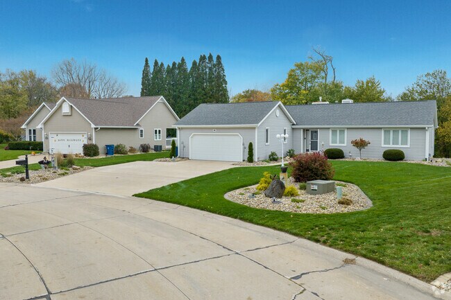 Homes in Coal Valley have manicured lawns and are mostly single stories.