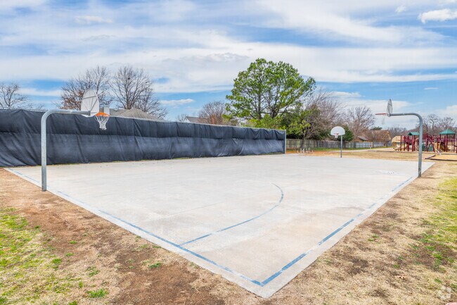 Southeast Elementary School has tons of space for recess with playgrounds and basketball courts
