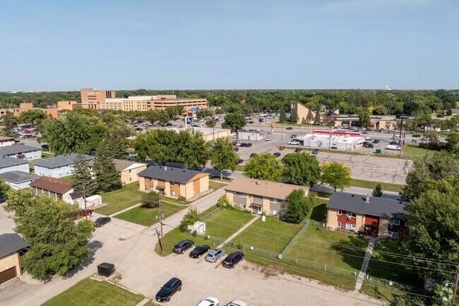 Most homes in Lewis and Clark have a decent sized front yard.