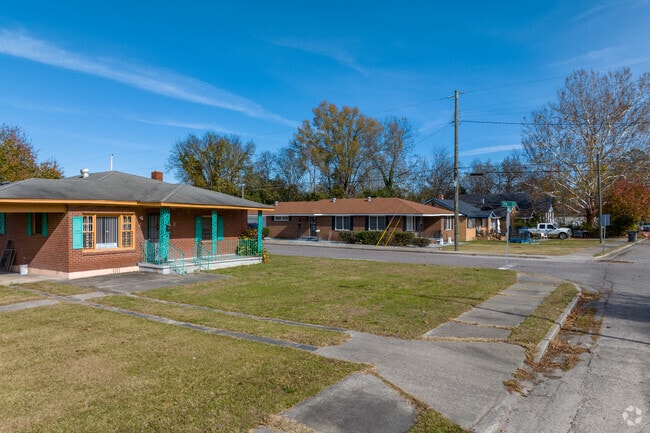 Modest brick homes are the norm in South Turpin Hill.