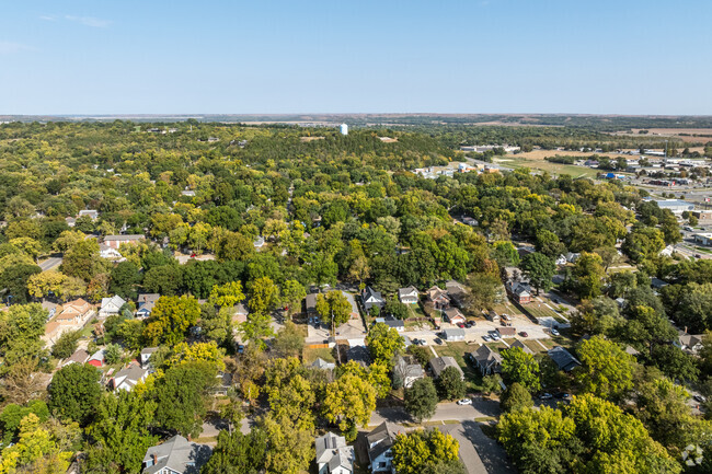 Goodnow Park sits close to Kansas State University, parks, and downtown.