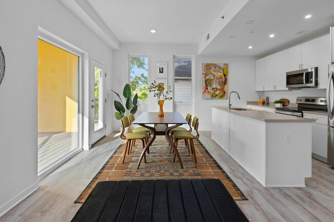 Kitchen and Dining Area