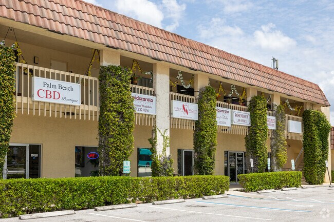 Promenade Plaza hosts local businesses in Palm Beach Gardens South.