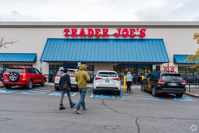 Residents stop by Trader Joe’s for specialty groceries near Johnson Lane.