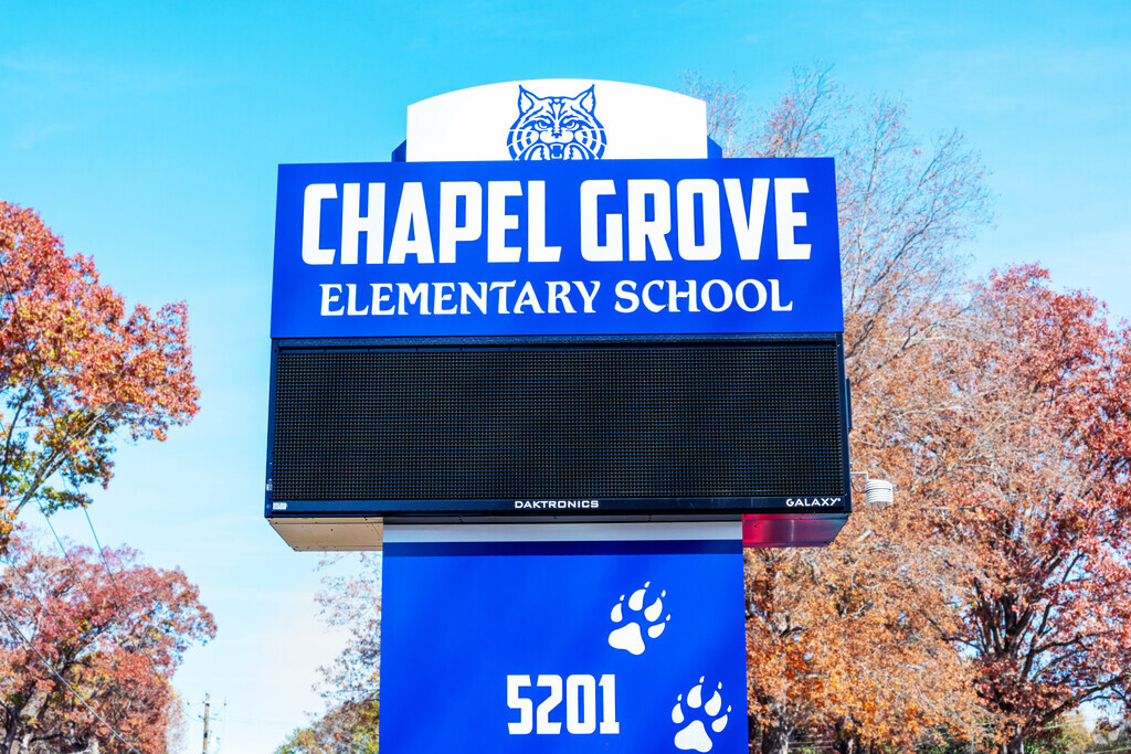 Chapel Grove School provides education in the neighborhood of
Outlying Gaston County.