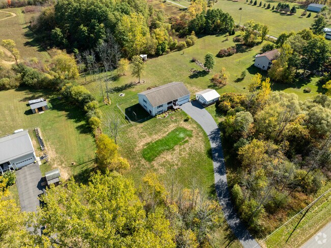 Homes on large rural lots provide privacy and beautiful views across Clarendon’s farmland.