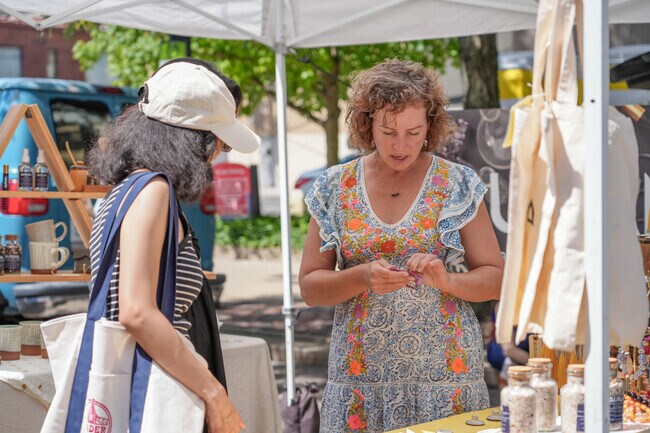 Handmade jewelry can be found at the Lafayette Farmers Market.