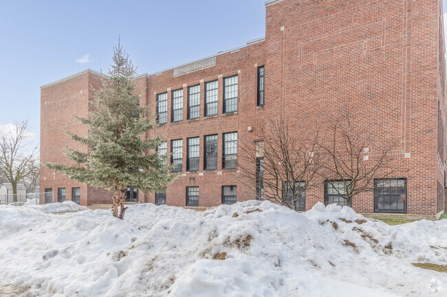 Emerson elementary School serves many neighborhood.