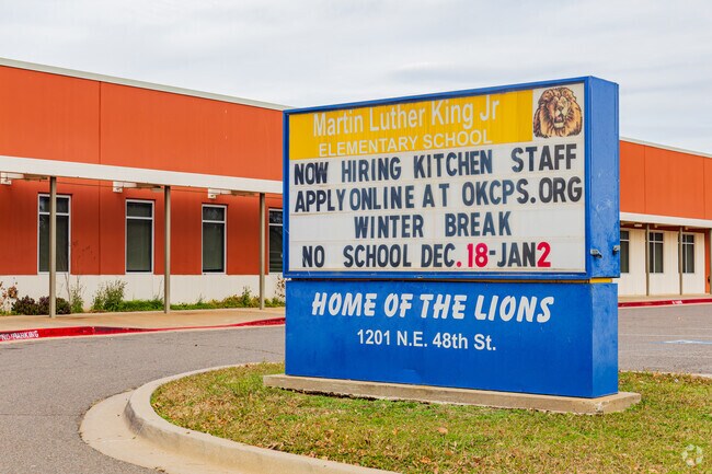 Here is the signage of M.L. King Jr. Elementary School.