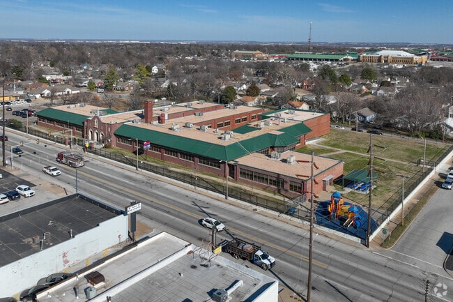 Lanier Elementary School is located on Harvard Ave near 21st Street.
