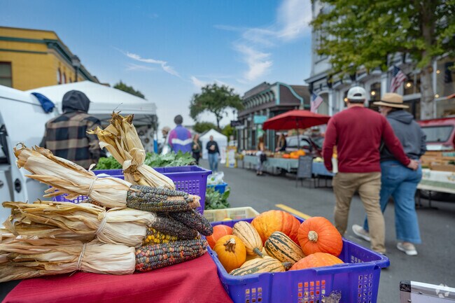 Enjoy local seasonal produce near Rosewood at the Tuesday Old Town Farmers' Market.