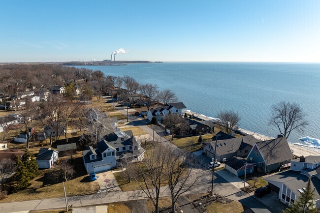 Homes in Bolles Harbor offer near instant access to Lake Erie.