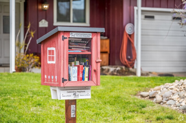 This Little Free Library is a great way to share books with residents of Swanston Estates.