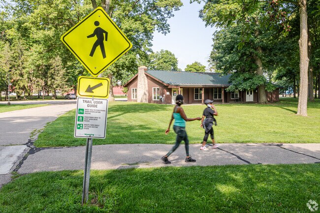 Pinery Park provides Clyde Park residents with plenty of walking paths.