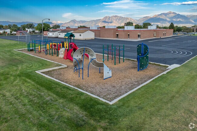 Terra Linda Elementary School’s playground has mountain views.