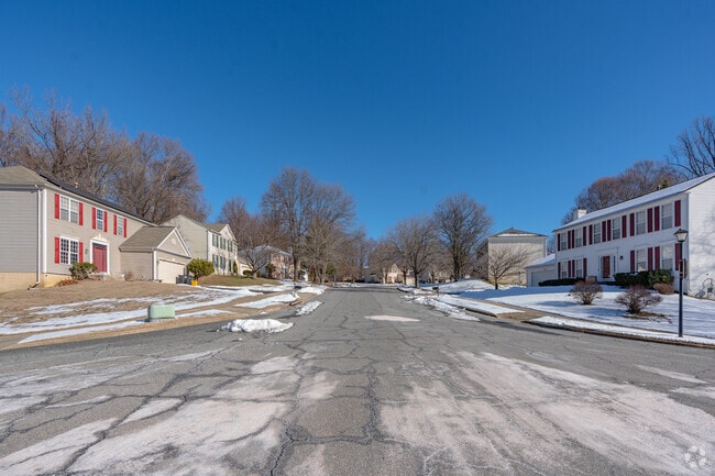 Colonial revivals dominate the housing market in Marlboro Village.