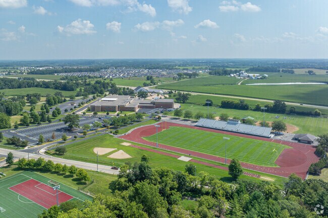 Lake Geneva Middle School sits across the road from Badger High School.