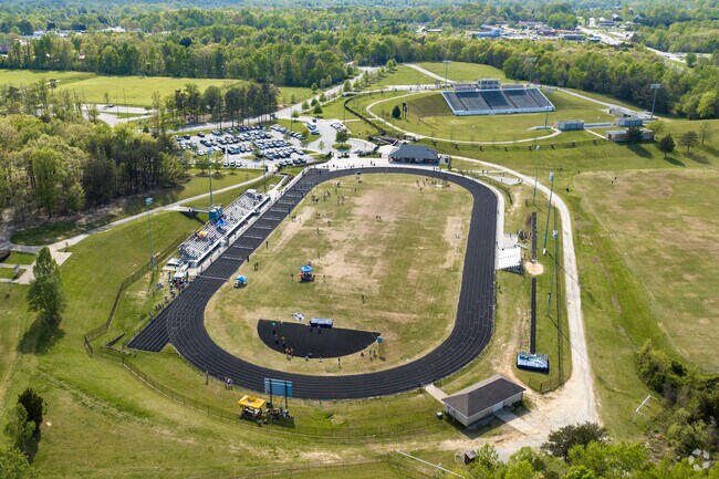 The High Point Athletic Complex in Oak View hosts soccer and track events.